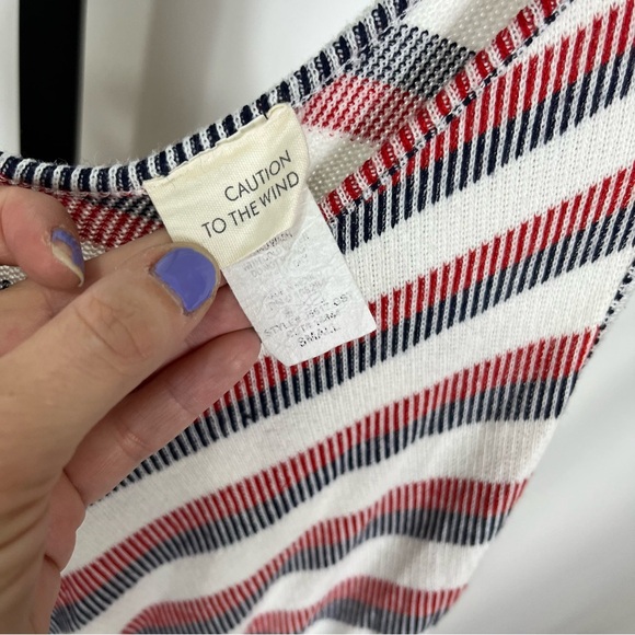 Caution to the Wind Striped Jumpsuit Size Small - Picture 6 of 7